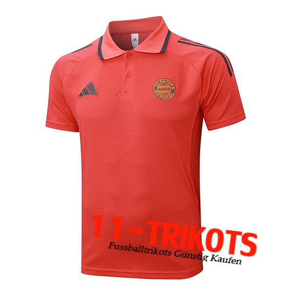 Bayern Munchen Poloshirt Orange/Grau 2025/2026