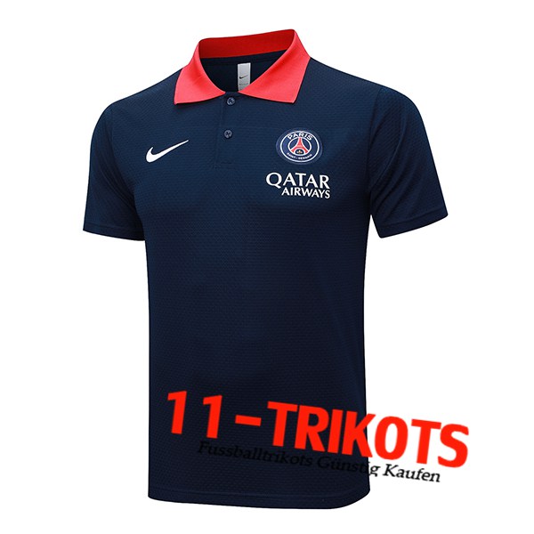 PSG Poloshirt Navy blau 2025/2026