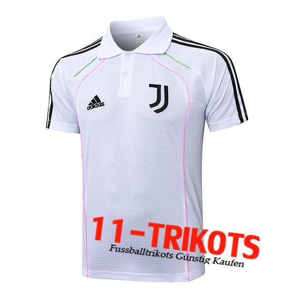 Juventus Poloshirt Weiß/Schwarz 2025/2026