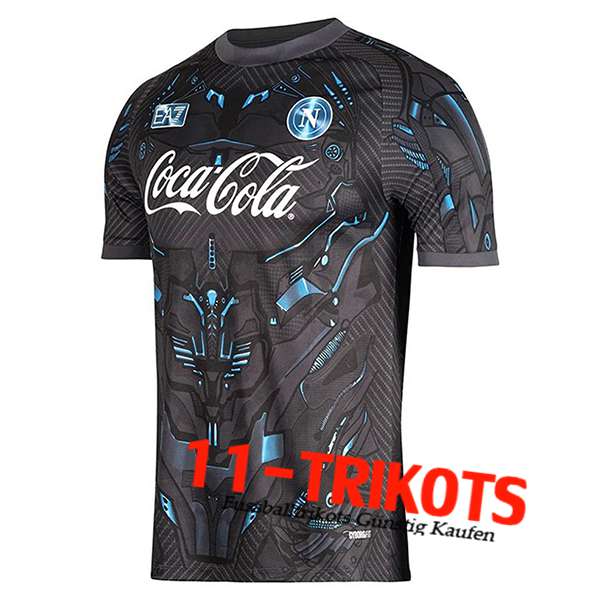 SSC Neapel Trainingstrikot Schwarz/Blau 2025/2026