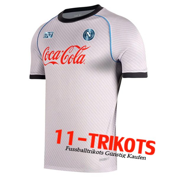 SSC Neapel Trainingstrikot Weiß 2025/2026