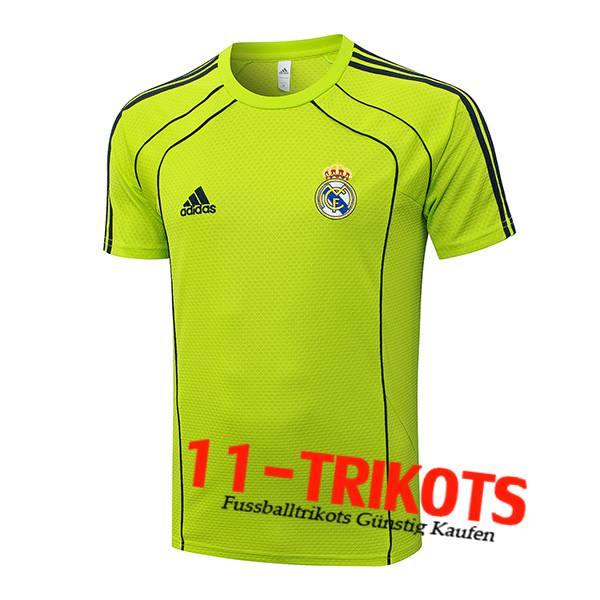Real Madrid Trainingstrikot Grün/Schwarz 2025/2026