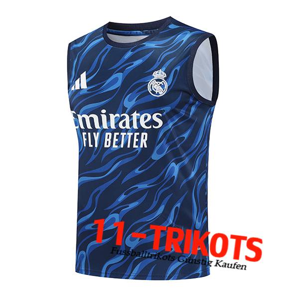 Real Madrid Trainings-Tanktops Blau 2025/2026