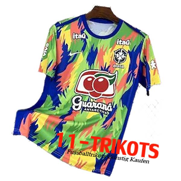 Brasilien Trainingstrikot Grün/Blau/Gelb/Orange 2025/2026