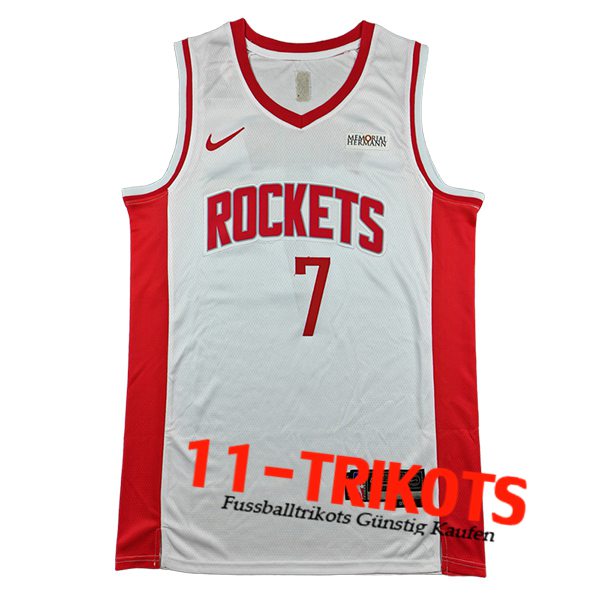 Houston Rockets Trikot (DURANT #7) 2025/26 Weiß/Rot
