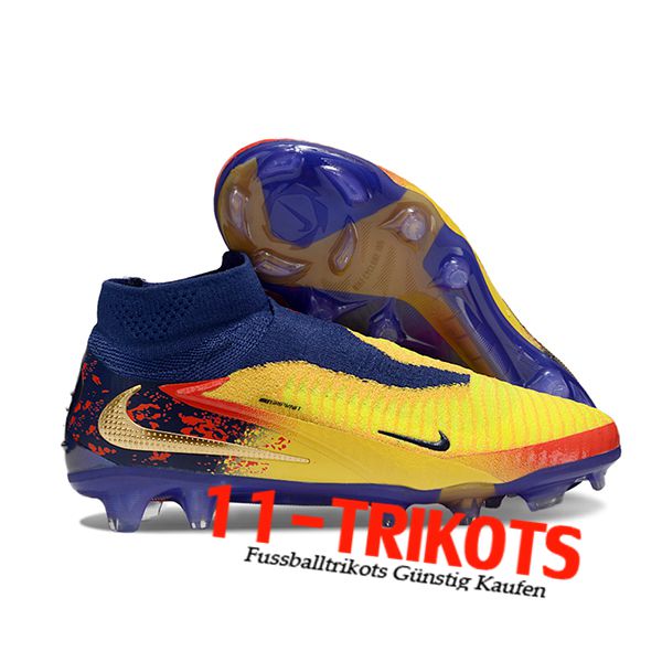 Nike Fussballschuhe Phantom GX III Elite FG lila/Gelb/Schwarz/Rot