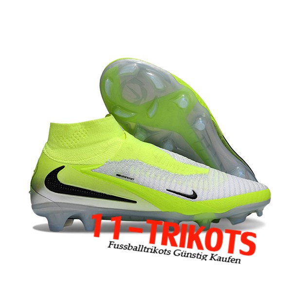Nike Fussballschuhe Phantom GX III Elite FG Grün/Grau/Schwarz