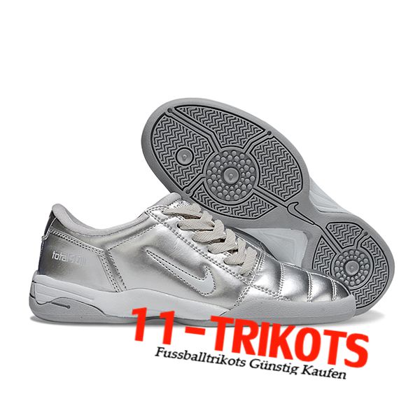 Nike Fussballschuhe T90 IC Grau -02