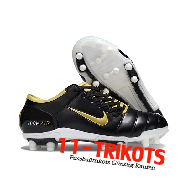 Nike Fussballschuhe T90 FG Schwarz/Gelb -02