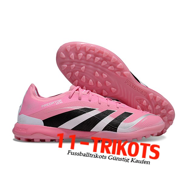 Adidas Fussballschuhe PREDATOR 25 ELITE TF BOOT Rosa/Weiß/Schwarz