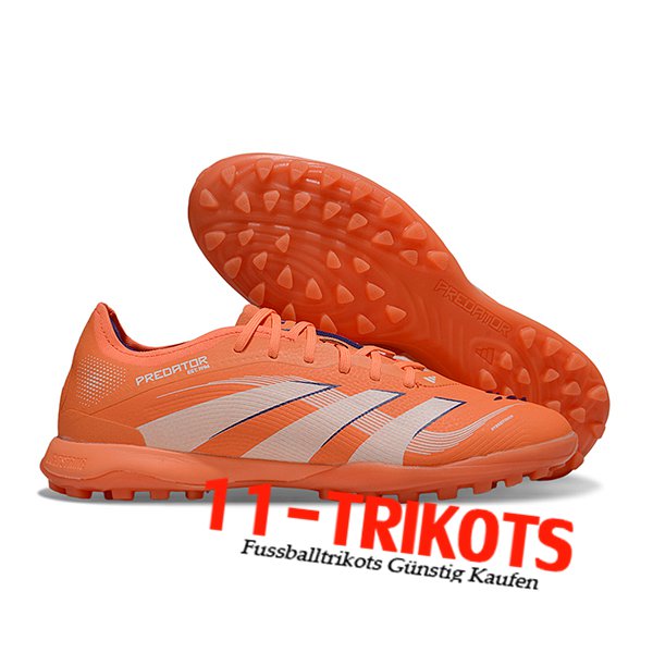 Adidas Fussballschuhe PREDATOR 25 ELITE TF BOOT Orange/Weiß
