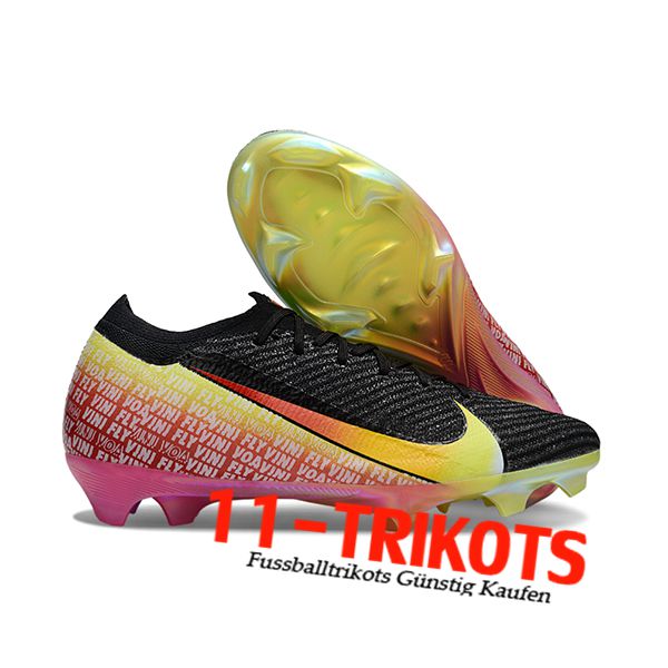 Nike Fussballschuhe Mercurial Vapor 16 Elite "Vini Jr." Schwarz/Gelb/Rosa