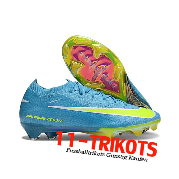 Nike Fussballschuhe AIR Zoom Mercurial Vapor 16 Elite XXV FG Blau/Grün