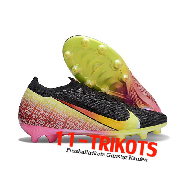 Nike Fussballschuhe AIR Zoom Mercurial Vapor 16 Elite XXV AG Schwarz/Gelb/Rosa