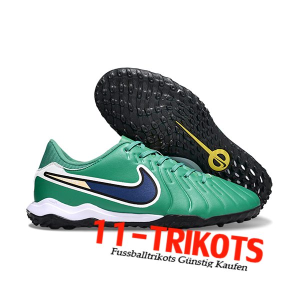 Nike Fussballschuhe Tiempo Legend X Academy TF Grün/Blau/Weiß