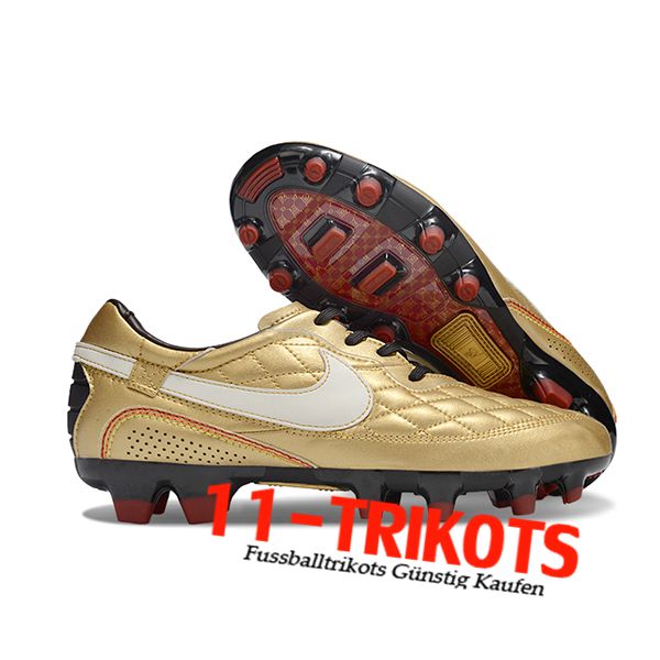 Nike Fussballschuhe Tiempo Legend R10 Elite FG Gelb/Weiß