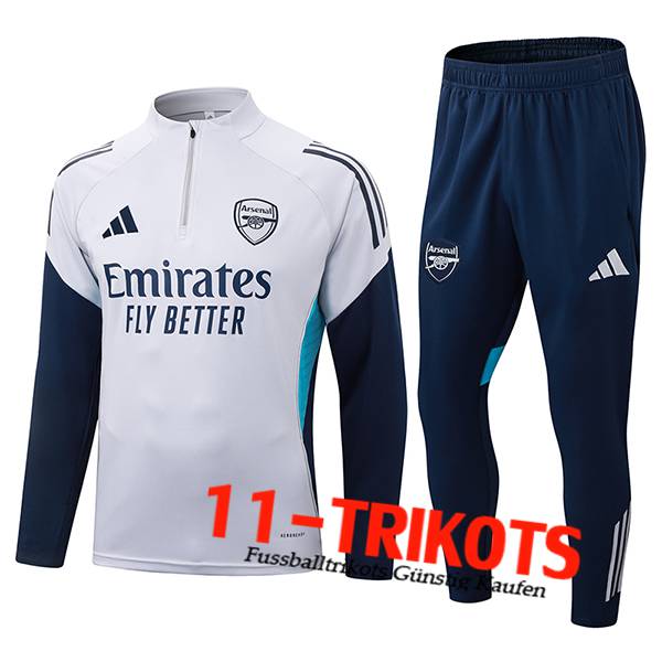 Arsenal Trainingsanzug Grau/Blau 2025/2026
