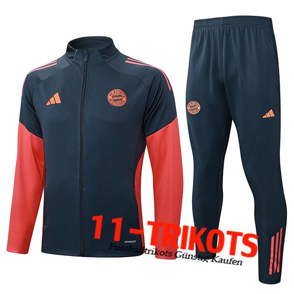 Bayern Munchen Trainingsanzug jacke Grau/Orange 2025/2026