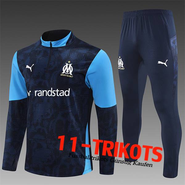 Marseille Trainingsanzug Kinder Königsblau 2025/2026