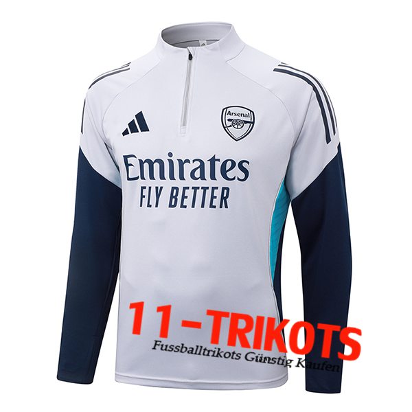 Arsenal Training Sweatshirt Grau/Blau 2025/2026