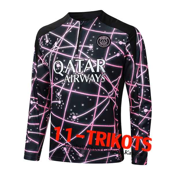 PSG Training Sweatshirt Schwarz/Rosa 2025/2026