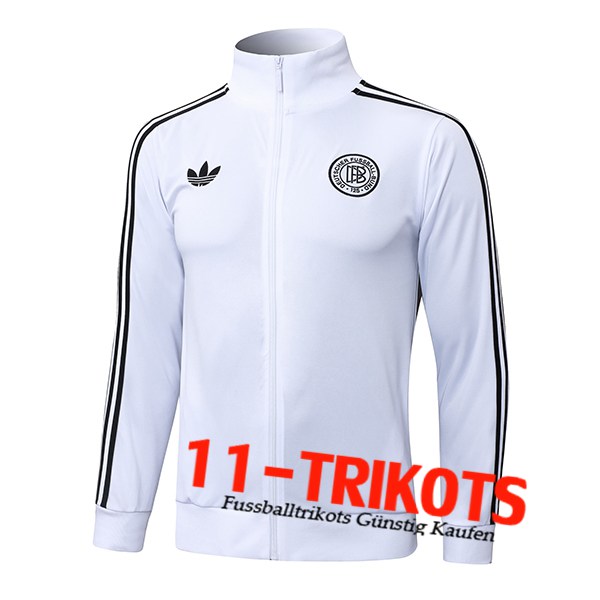 Deutschland Trainingsjacke Weiß/Schwarz 2025/2026