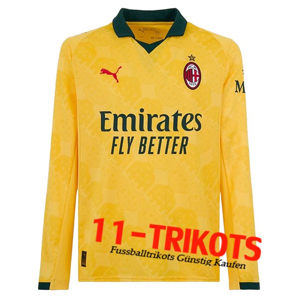 Neues AC Milan Third Trikot Langarms 2025/2026