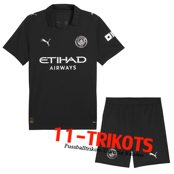 Neues Manchester City Kinder Auswärtstrikot 2025/2026