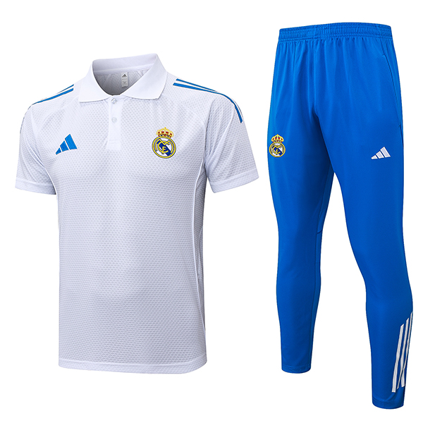 Real Madrid Poloshirt Weiß/Blau 2025/2026