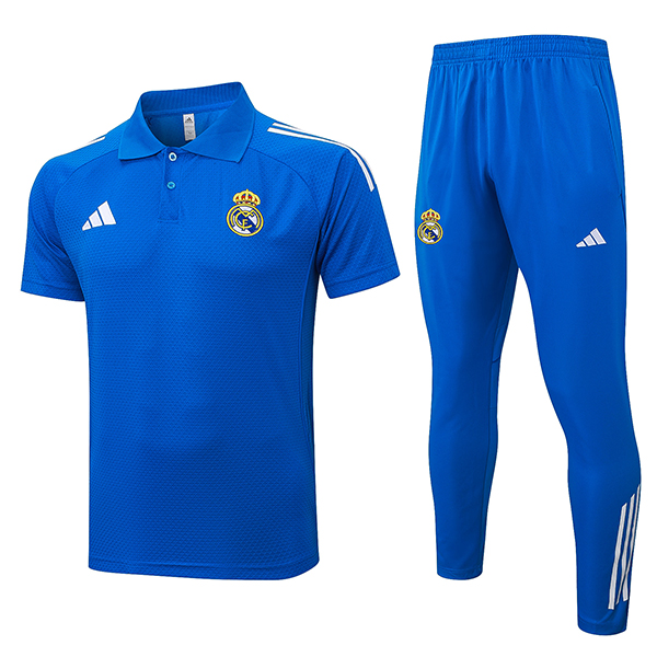 Real Madrid Poloshirt Blau/Weiß 2025/2026