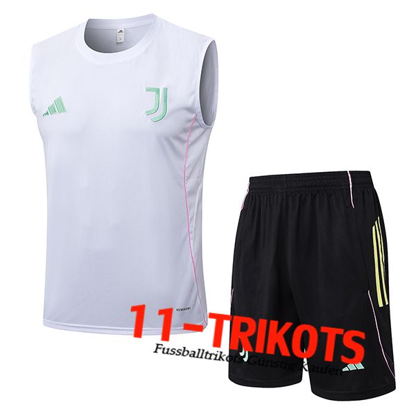 Juventus Trainings-Tanktops Weiß 2025/2026