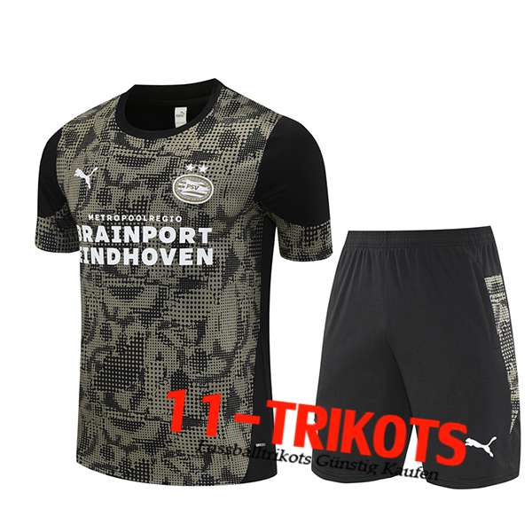 PSV Eindhoven Trainingstrikot Braun/Schwarz 2025/2026