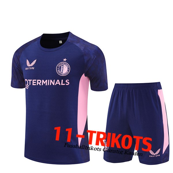 Feyenoord Trainingstrikot lila/Rosa 2025/2026