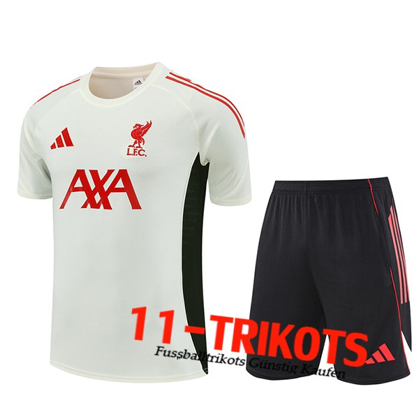 FC Liverpool Trainingstrikot Beige/Schwarz/Rot 2025/2026