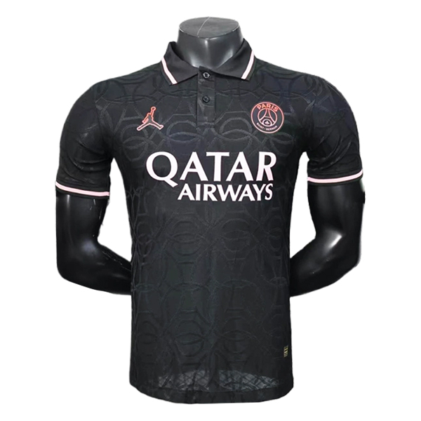 PSG Poloshirt Schwarz/Rosa 2025/2026