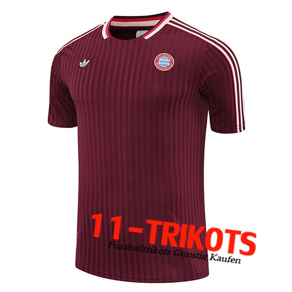 Bayern Munchen Trainingstrikot Rot/Weiß 2025/2026 -02