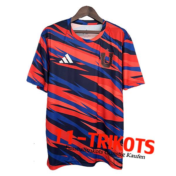 Universität von Chile Trainingstrikot Rot/Blau 2025/2026
