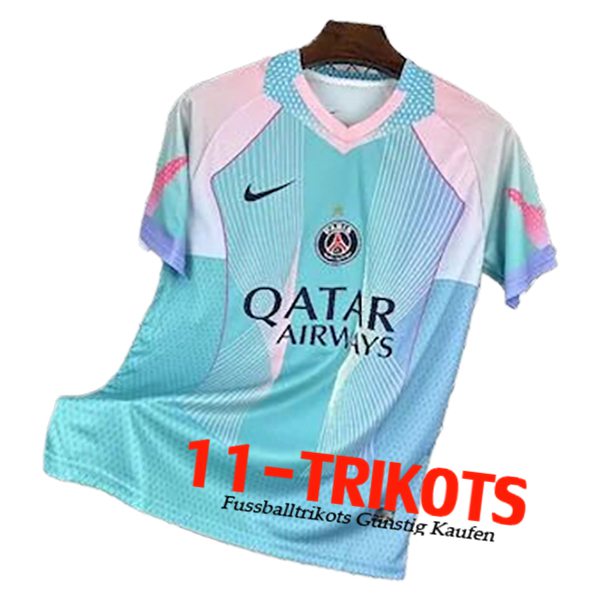 PSG Trainingstrikot Blau/Rosa 2025/2026
