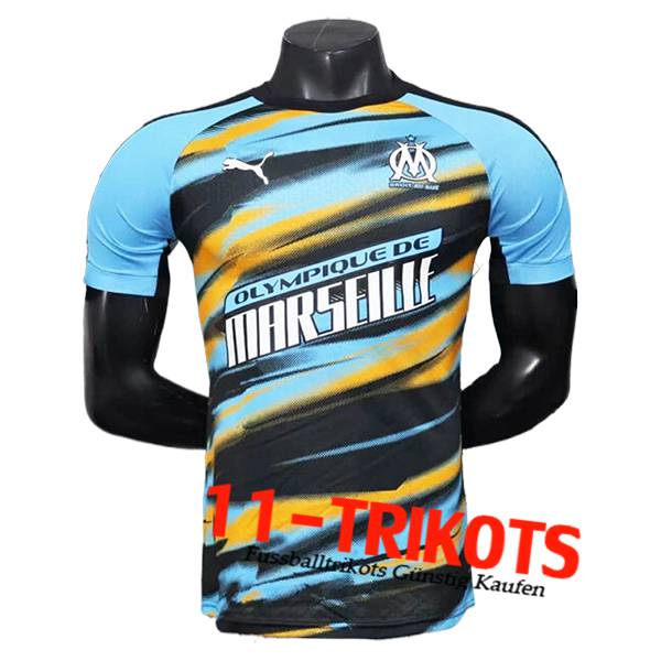 Marseille Trainingstrikot Blau/Schwarz/Gelb 2025/2026