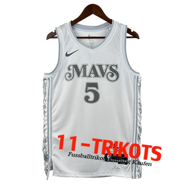 Dallas Mavericks Trikot (RUSSELL #5) 2025/26 Weiß/Grau