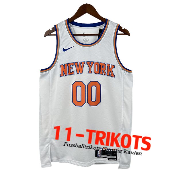 New York Knicks Trikot (CLARKSON #00) 2025/26 Weiß/Orange