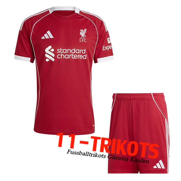 FC Liverpool Heimtrikot + Shorts 2025/2026