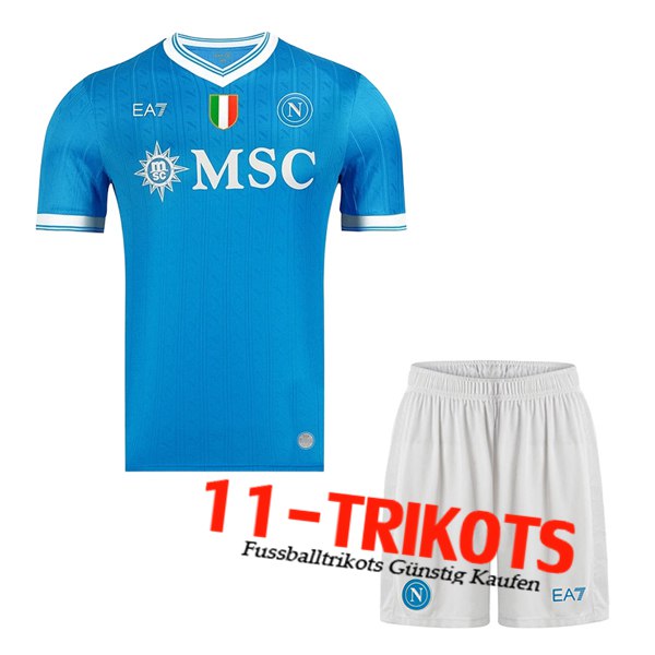 SSC Neapel Heimtrikot + Shorts 2025/2026