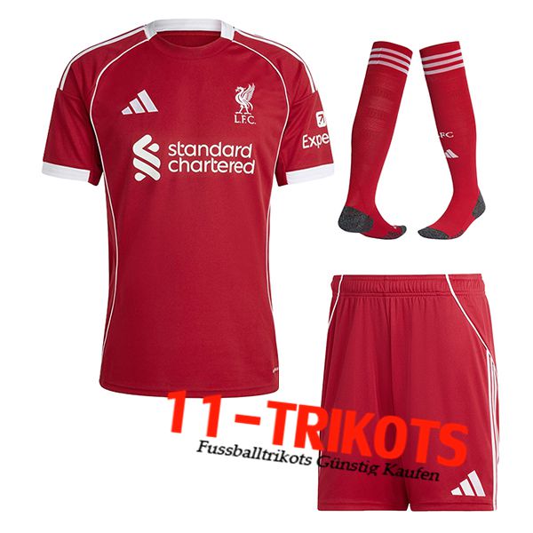FC Liverpool Heimtrikot (Shorts + Socken) 2025/2026