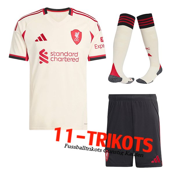FC Liverpool Auswärtstrikot (Shorts + Socken) 2025/2026