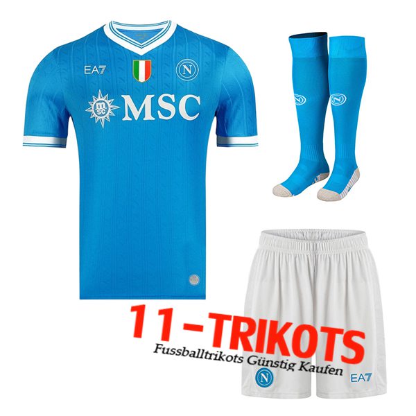 SSC Neapel Heimtrikot (Shorts + Socken) 2025/2026