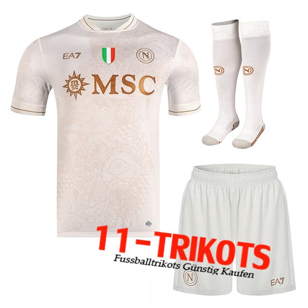 SSC Neapel Auswärtstrikot (Shorts + Socken) 2025/2026