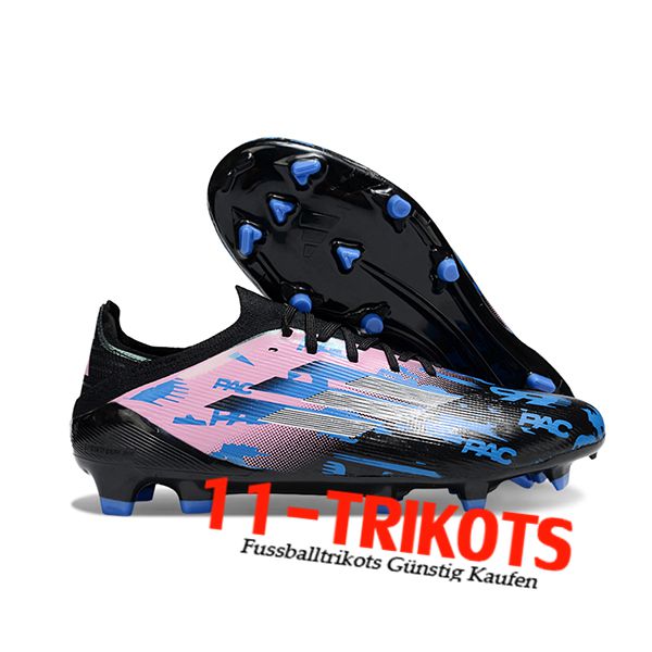 Adidas Fussballschuhe F50 Elite FG Rosa/Schwarz/Blau -02
