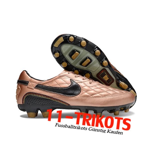 Nike Fussballschuhe Tiempo Legend R10 Elite FG Braun/Schwarz