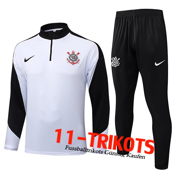 Corinthians Trainingsanzug Weiß/Schwarz 2025/2026 -02
